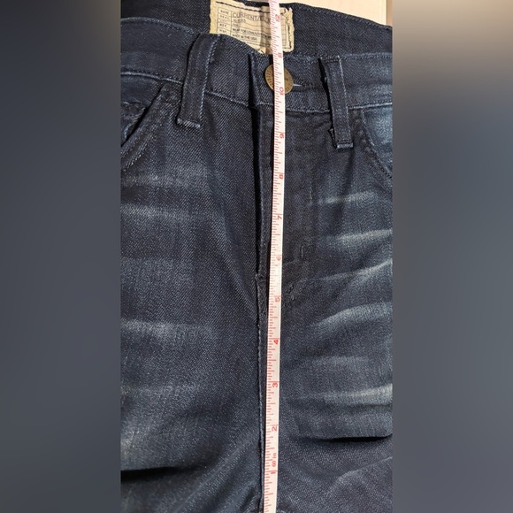 Current Elliot Made in USA High Waist Skinny in Dark Wash “Blue Bird”, Size 27 - Picture 9 of 10